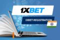 Registering on 1xBet India
