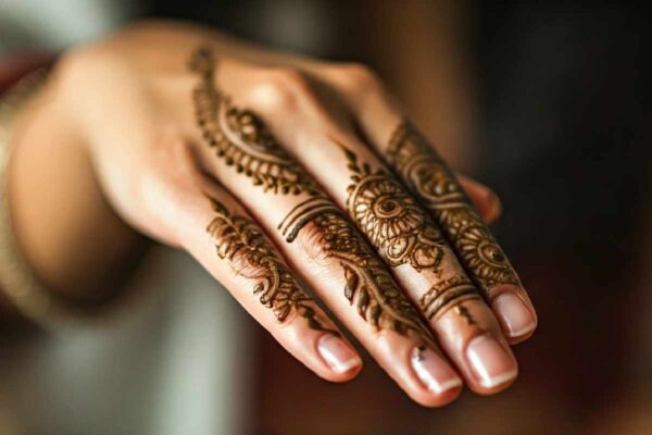 Finger Mehndi Modern Instagram Trendy Mehndi Design