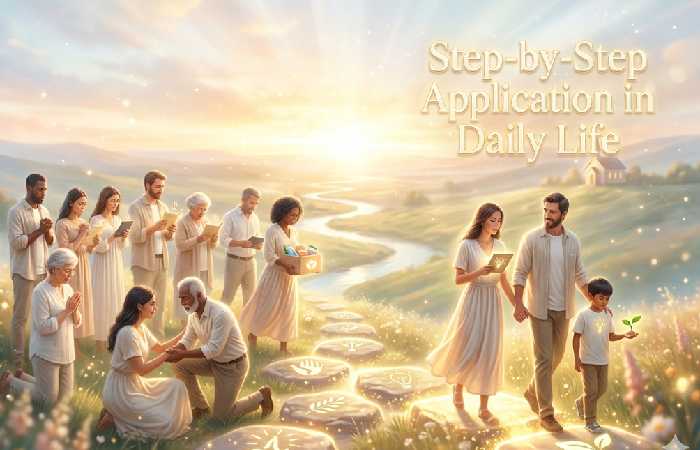 step-by-step application in daily life