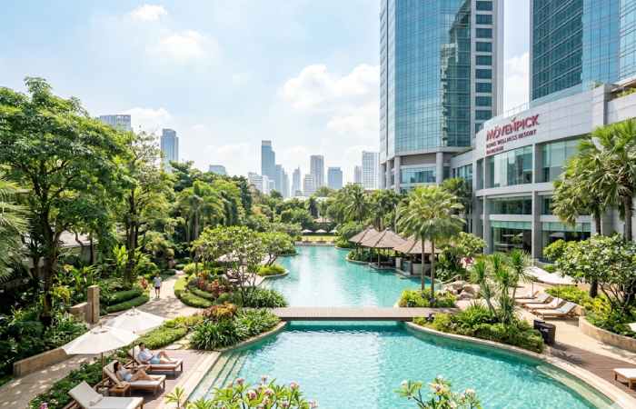 a serene oasis in the heart of bangkok