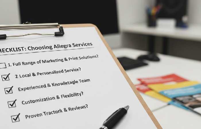 checklist for choosing allegra services