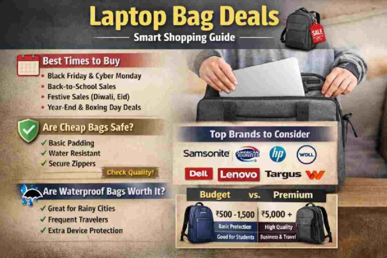 Laptop Bag Deals 2026 – Best Discounts, Offers and Sales Online