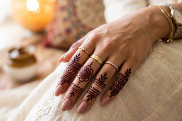 about finger mehndi modern instagram trendy designs