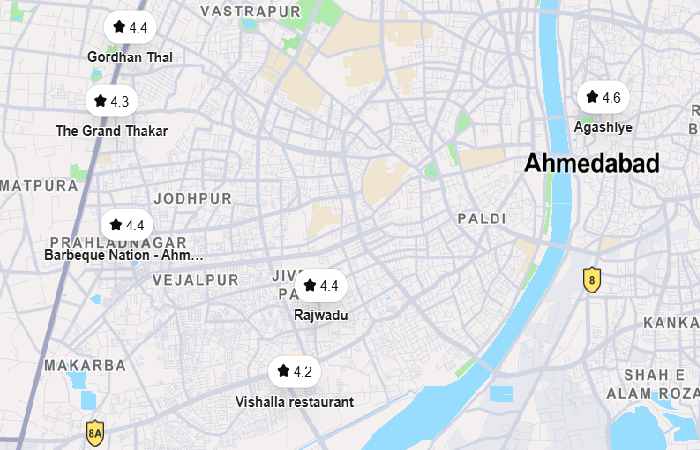 best unlimited food restaurants in ahmedaba