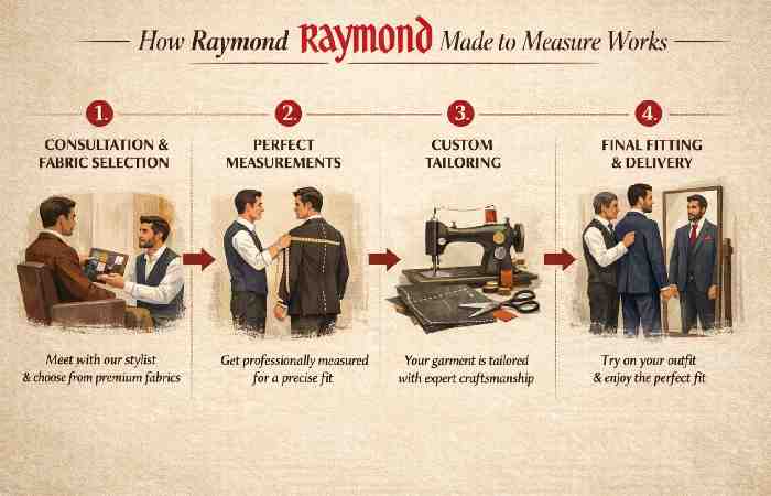 how raymond made to measure works