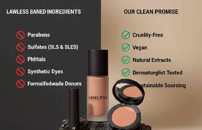 lawless beauty ingredient standards