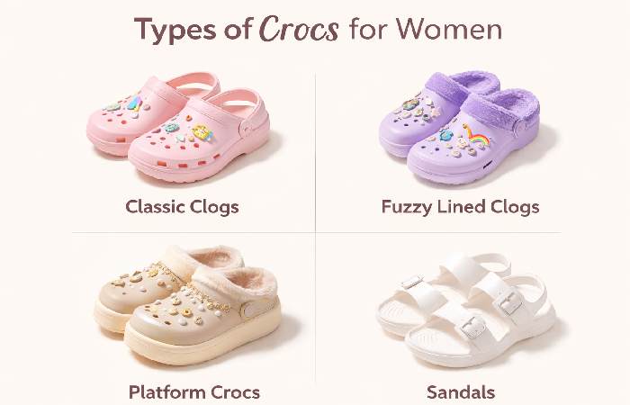 types of crocs for women