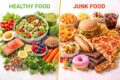 healthy food vs junk food