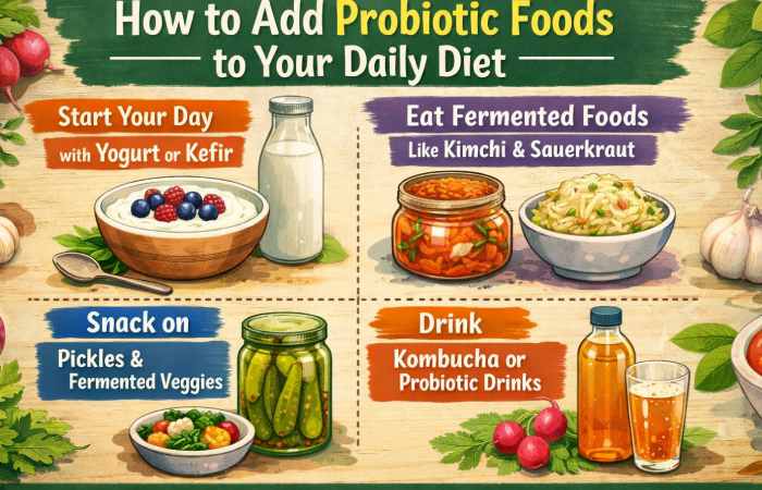how to add probiotic foods to your daily diet