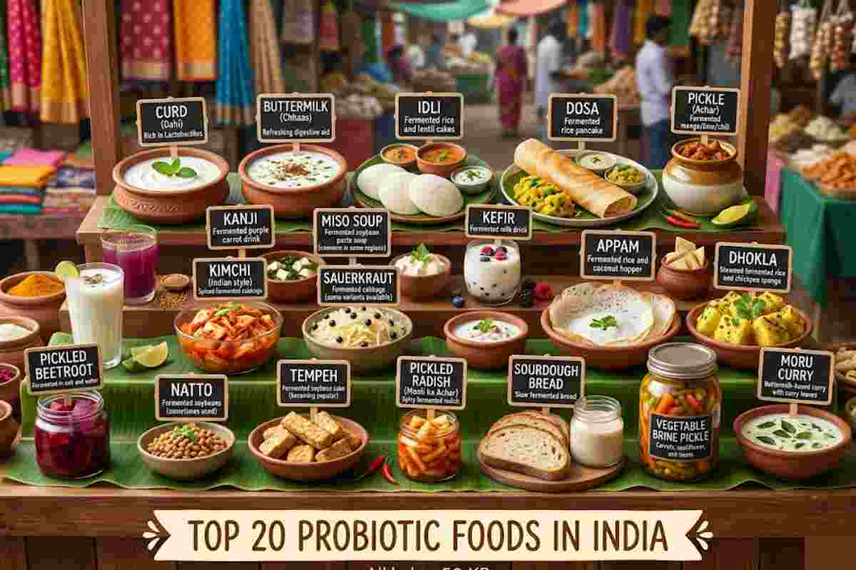 top 20 probiotic foods in india
