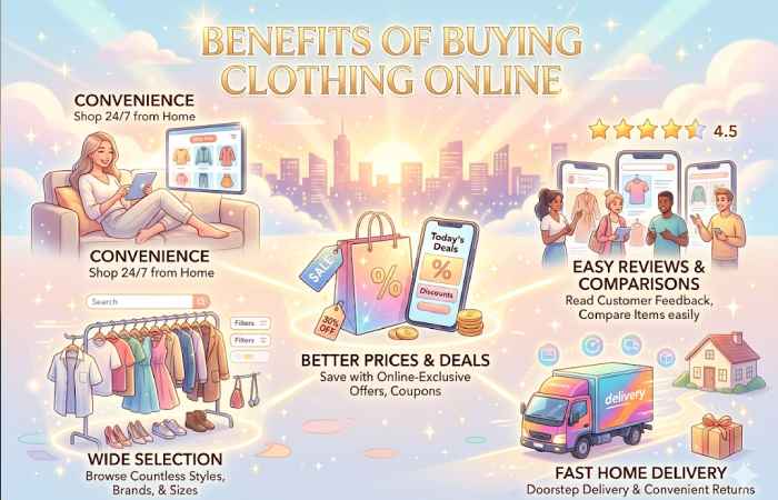 benefits of buying clothing online