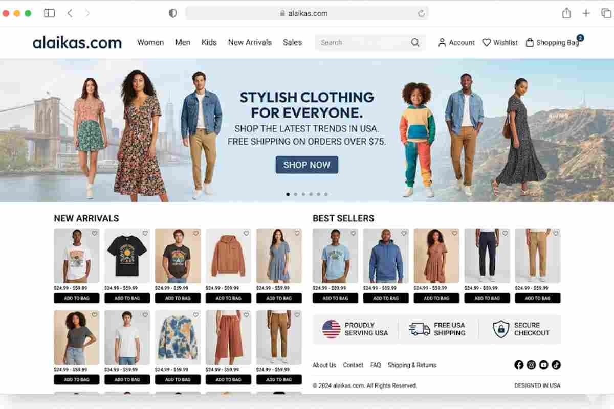 clothing online in usa by alaikas