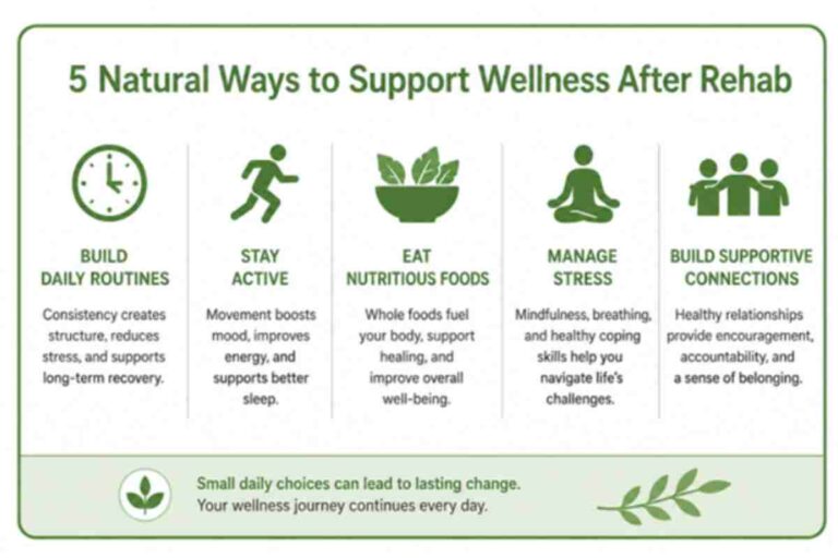 Supporting Natural Health and Wellness After Drug Rehab for Lasting Recovery